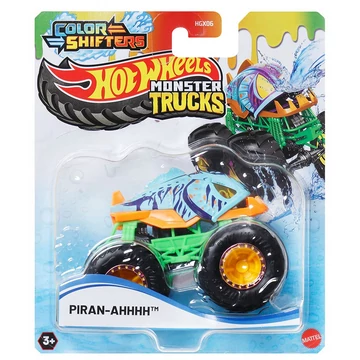 Hot Wheels Monster Trucks: Színváltós autó - Piran-Ahhhh- Mattel