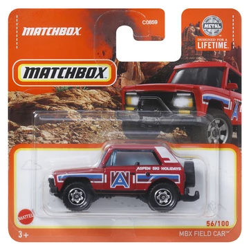 Matchbox: MBX Field Car piros kisautó 1/64 - Mattel