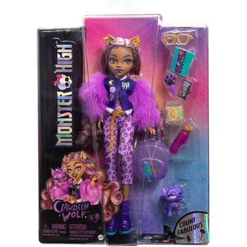 Monster High baba - Szörnyen új Clawdeen Wolf - Mattel