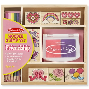 Barátság fa nyomda készlet ceruzákkal - Melissa & Doug