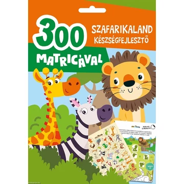 Szafarikaland foglalkoztató 300db matricával