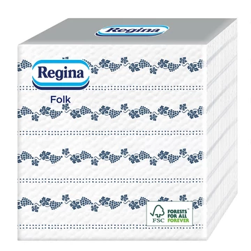 Regina folk szalvéta többféle mintával 45db 1réteg
