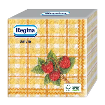 Regina salvia (gyümölcsös) szalvéta többféle mintával 45db 1réteg