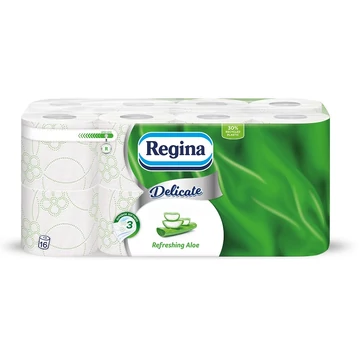 Regina delicate aloe vera illatú toalettpapír 16tekercs 3rétegű