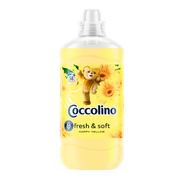 Coccolino happy yellow öblítőkoncentrátum 1,45L 58mosás 