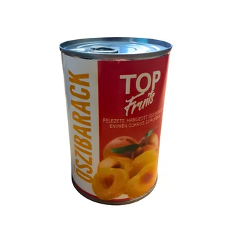 Top fruits őszibarack befőtt 410g/240g