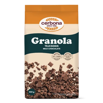 Cerbona Granola müzli tejcsokoládés 450g
