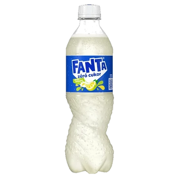 Fanta zéró cukor citrom- és bodzaízű energiamentes szénsavas üdítőital édesítőszerekkel 500 ml