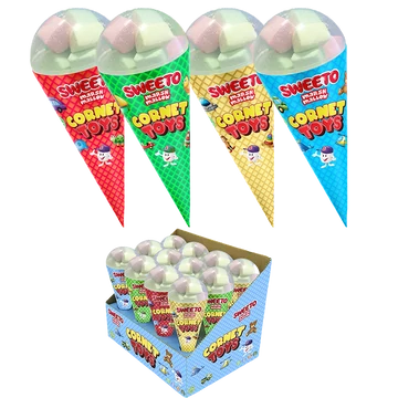 Sweet cornet toys marshmallow mályvacukor tölcsérben játékkal 18g