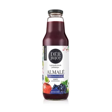 Dér Juice 100% almalé feketeribizlivel 0,75L DRS