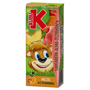 Kubu sárgarépa-alma-őszibarack mézzel 0,2L