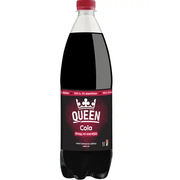 Queen cola 1L DRS - csak egyedi szállítással vagy személyes átvétellel