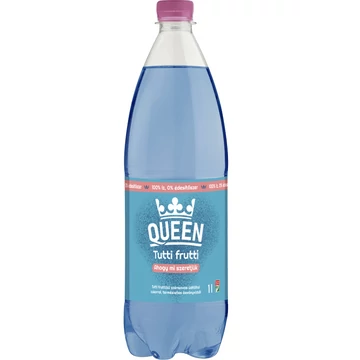 Queen tutti-frutti üdítőital 1L DRS - csak egyedi szállítással vagy személyes átvétellel