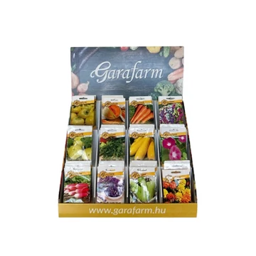 Garafarm vetőmag display