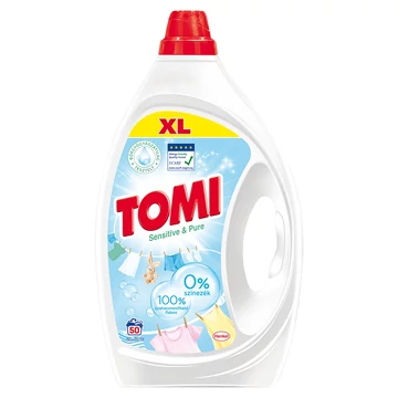 Tomi sensitive folyékony mosógél 2,25L 50 mosás