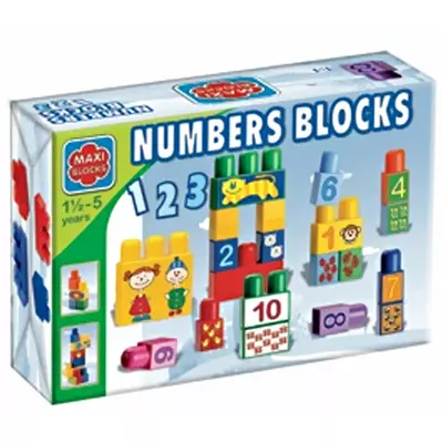 Maxi Blocks figurás számoló kockák - D-Toys
