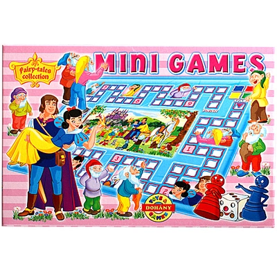 Hófehérke és a hét törpe mini társasjáték - D-Toys