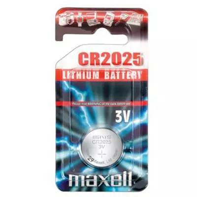 Maxell: Alkáli lítium gombelem CR2025 1db bliszteres csomagolásban