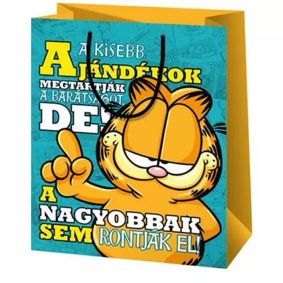 Garfield a macska normál ajándéktáska 11x15x6cm