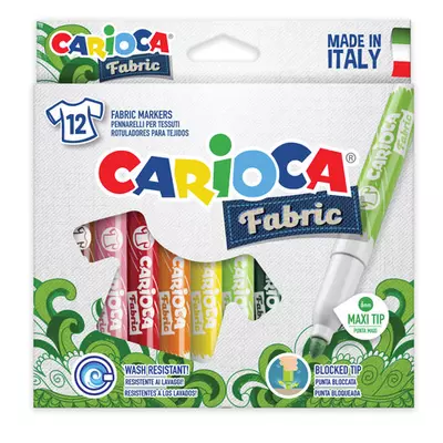 Textilfilc szett 12db - Carioca