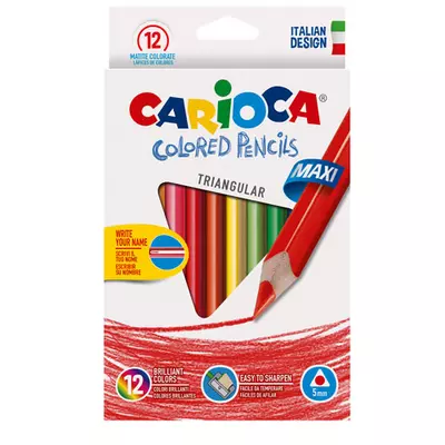 Háromszög Jumbo színes ceruza szett 12db - Carioca