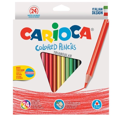 Háromszög színes ceruza szett 24db - Carioca