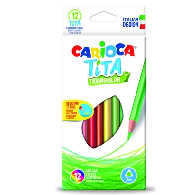 Carioca: Tita háromszög színes ceruza 12db-os