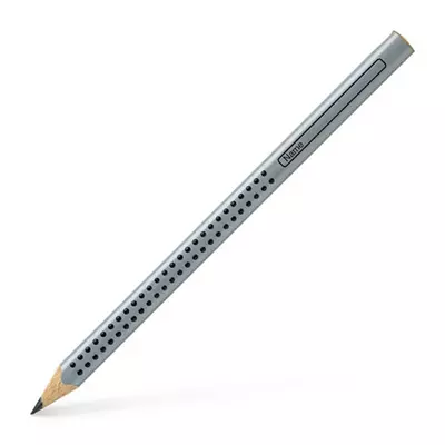 Jumbo Grip grafit ceruza B ezüst - Faber-Castell
