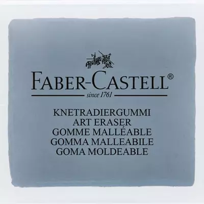 Faber-Castell: Szürke gyurmaradír műanyag dobozban