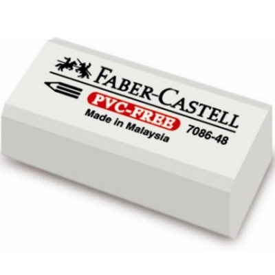 Faber-Castell: PVC mentes radír celofánvédővel