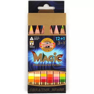 ICO: KOH-I-NOOR Magic színes ceruza készlet 12+1db-os