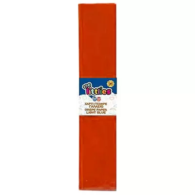 Krepp papír piros színben 50x200cm