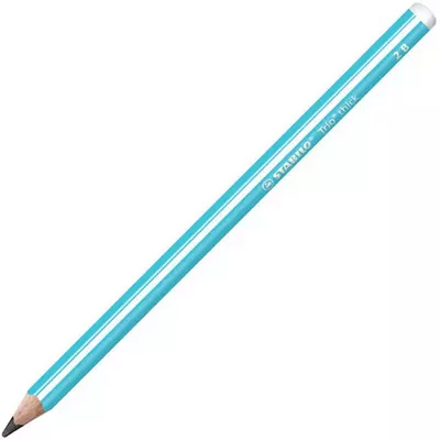 Stabilo: Trio Thick háromszögletű grafit ceruza kék színben 2B