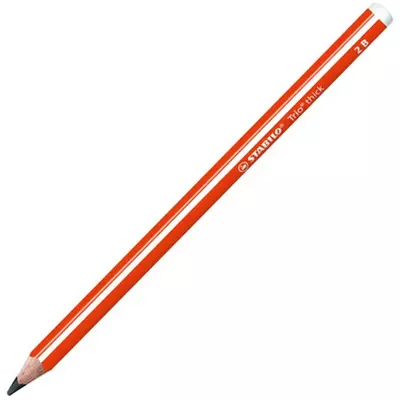 Stabilo: Trio Thick háromszögletű grafit ceruza narancssárga színben 2B