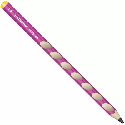 Stabilo: EASYgraph L háromszögletű grafit ceruza B rózsaszín