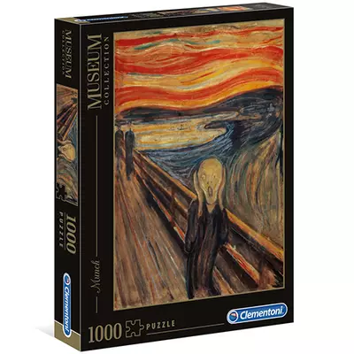 Edvard Munch A sikoly Múzeum puzzle 1000db-os - Clementoni