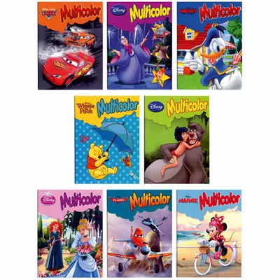 Disney színező füzet többféle változatban A/4-es