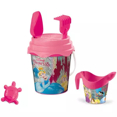 Disney Hercegnők csillámos homokozó szett vödörrel - Mondo Toys
