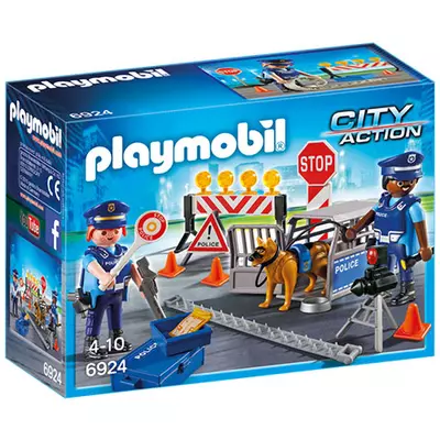 Playmobil: Rendőrségi útlezárás (6924)