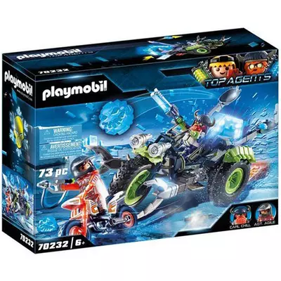 Playmobil: Top Agents - ARCTIC REBELS Jég-Trike (70232)