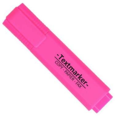 Spirit: Textmarker neon pink szövegkiemelő 1-4mm-es vágott heggyel