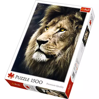 Oroszlán portré 1500db-os prémium puzzle - Trefl