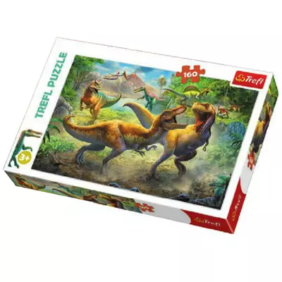 Harcoló Tyrannosauruszok 160db-os puzzle - Trefl