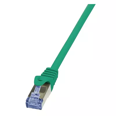 LogiLink CAT6A S/FTP Patch Cable PrimeLine AWG26 PIMF LSZH green 0,50m