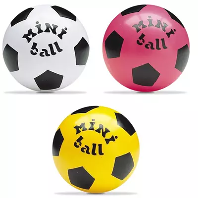 MiniBall focimintás gumilabda 14cm többféle változatban