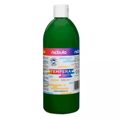 Nebulo: Zöld folyékony 500ml-es tempera palackban