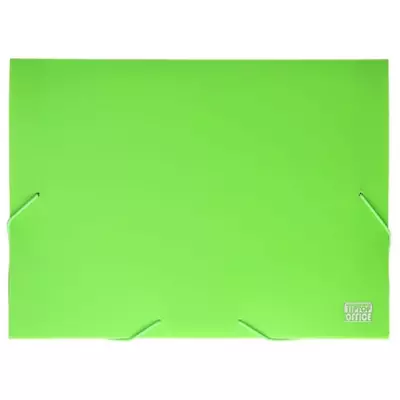 Spirit: Neon zöld műanyag gumis füzetbox A4-es