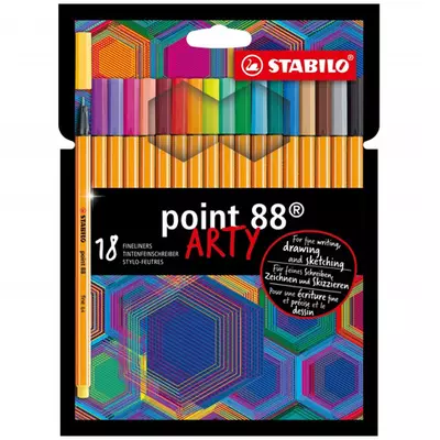 Stabilo: Point 88 ARTY tűfilc szett 18db-os