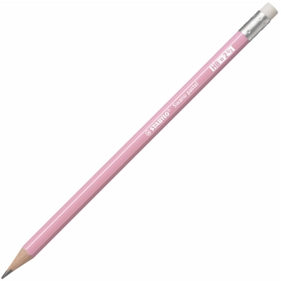 Stabilo: Swano pasztell rózsaszín radíros grafit ceruza HB