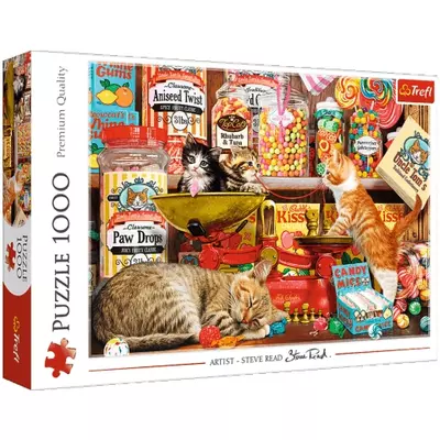 Cicák az édességboltban 1000db-os puzzle - Trefl